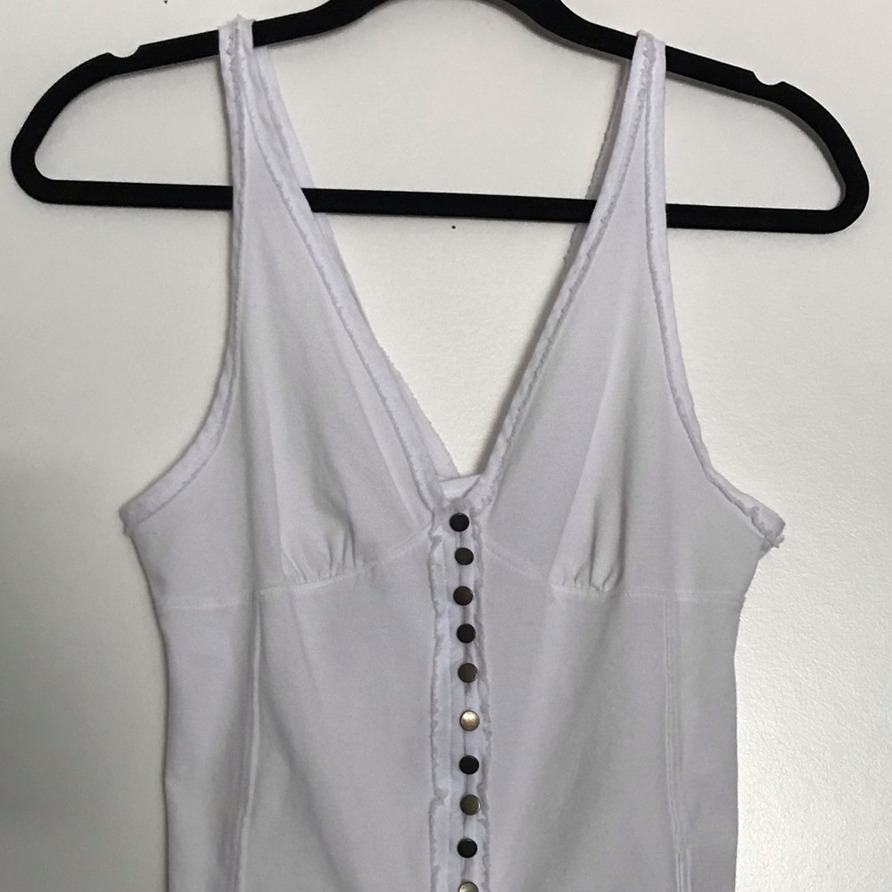 Free People Dainty White Tank